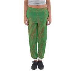 Brown Green Texture                                                  Women s Jogger Sweatpants by LalyLauraFLM