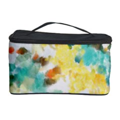 Retro Watercolors                                                      Cosmetic Storage Case by LalyLauraFLM