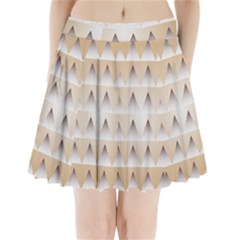 Pattern Retro Background Texture Pleated Mini Skirt by Nexatart