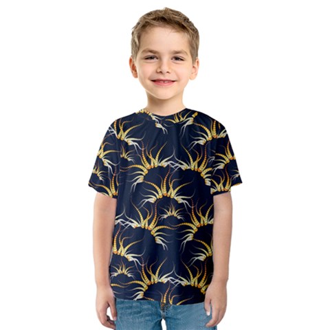 Pearly Pattern Kids  Sport Mesh Tee by Nexatart