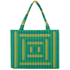 Pattern Grid Squares Texture Mini Tote Bag