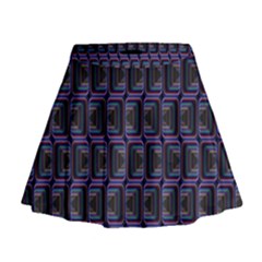 Psychedelic 70 S 1970 S Abstract Mini Flare Skirt by Nexatart