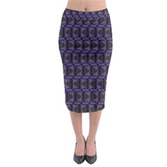 Psychedelic 70 S 1970 S Abstract Midi Pencil Skirt by Nexatart