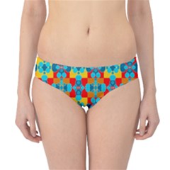 Pop Art Abstract Design Pattern Hipster Bikini Bottoms by Nexatart