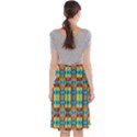 Pop Art Abstract Design Pattern Midi Beach Skirt View2