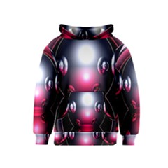 Red 3d  Computer Work Kids  Pullover Hoodie