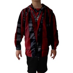 Red Building City Hooded Wind Breaker (kids)