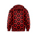 Red Bee Hive Texture Kids  Pullover Hoodie View2