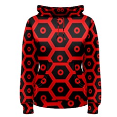 Red Bee Hive Texture Women s Pullover Hoodie by Nexatart