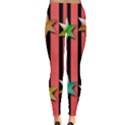 Star Christmas Greeting Leggings  View2