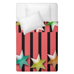 Star Christmas Greeting Duvet Cover Double Side (single Size) by Nexatart