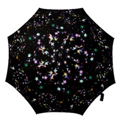 Star Ball About Pile Christmas Hook Handle Umbrellas (large) by Nexatart