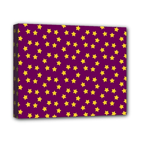 Star Christmas Red Yellow Canvas 10  X 8  by Nexatart