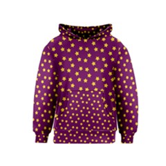 Star Christmas Red Yellow Kids  Pullover Hoodie