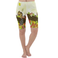 Squirrel Cropped Leggings 