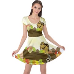 Squirrel Cap Sleeve Dresses by Nexatart