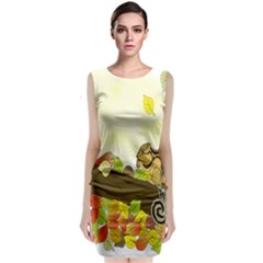 Squirrel Classic Sleeveless Midi Dress by Nexatart