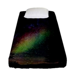 Starry Sky Galaxy Star Milky Way Fitted Sheet (single Size) by Nexatart