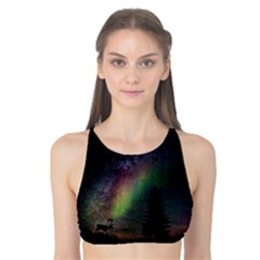 Starry Sky Galaxy Star Milky Way Tank Bikini Top by Nexatart