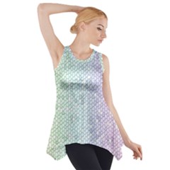 The Background Wallpaper Mosaic Side Drop Tank Tunic