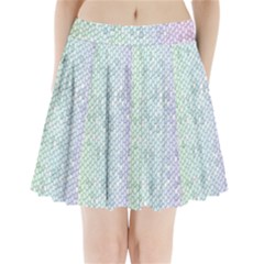 The Background Wallpaper Mosaic Pleated Mini Skirt by Nexatart