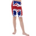 Uk Splat Flag Kids  Mid Length Swim Shorts View1