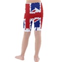 Uk Splat Flag Kids  Mid Length Swim Shorts View2