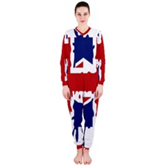 Uk Splat Flag Onepiece Jumpsuit (ladies) 