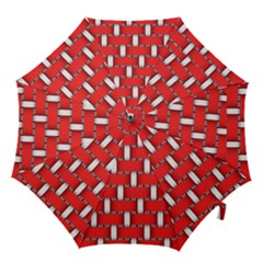 Weave And Knit Pattern Seamless Background Wallpaper Hook Handle Umbrellas (large)