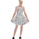 White knot dress bohemian Velvet Skater Dress View2