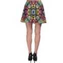 Traitional floral purple Skater Skirt View2