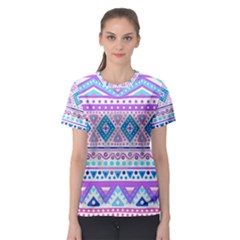 Tribal Pastel Hipster  Women s Sport Mesh Tee