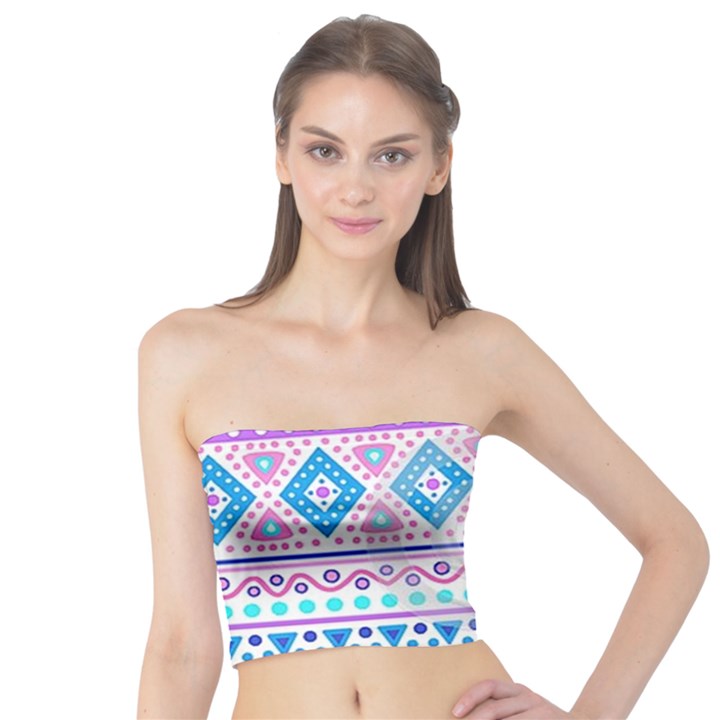 Tribal pastel hipster  Tube Top