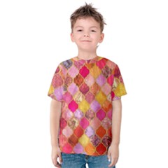 Warm moroccan mosaid Kids  Cotton Tee