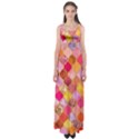 Warm moroccan mosaid Empire Waist Maxi Dress View1