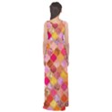 Warm moroccan mosaid Empire Waist Maxi Dress View2