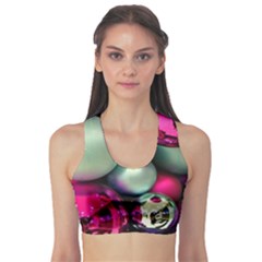 Christmas Garlands Sports Bra by Brittlevirginclothing