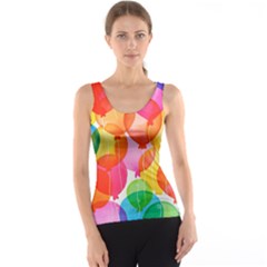 Rainbow Balloon Tank Top by Brittlevirginclothing