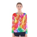 Rainbow balloon Women s Long Sleeve Tee View1