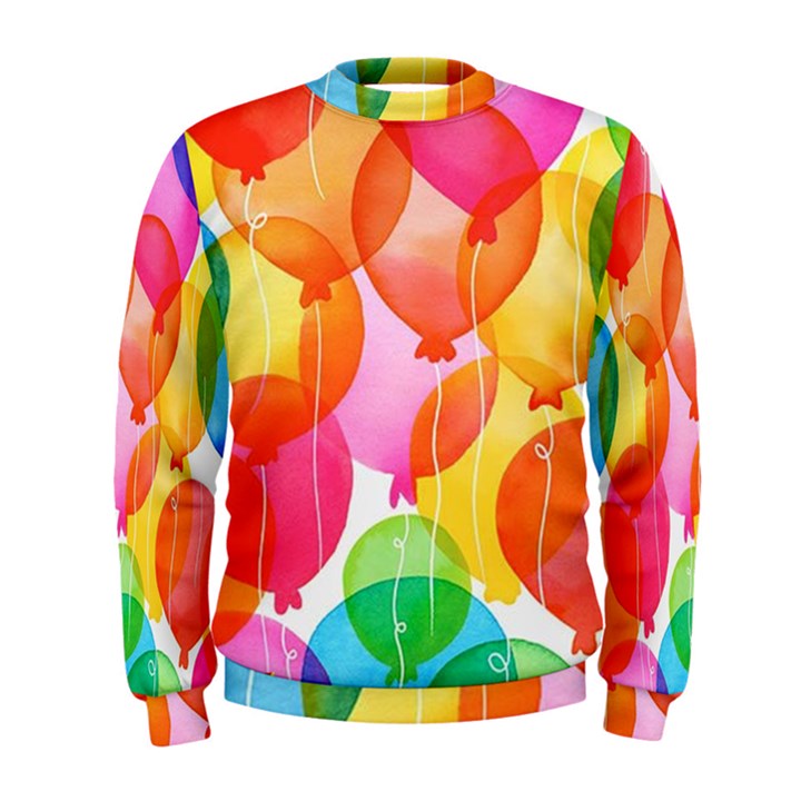 Rainbow balloon Men s Sweatshirt