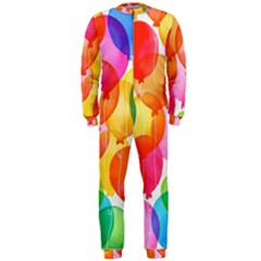 Rainbow Balloon Onepiece Jumpsuit (men)  by Brittlevirginclothing