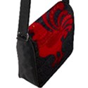 Red fire chicken year Flap Messenger Bag (L)  View2