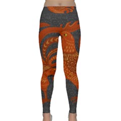 Chicken Year Classic Yoga Leggings by Valentinaart