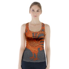 Chicken Year Racer Back Sports Top by Valentinaart