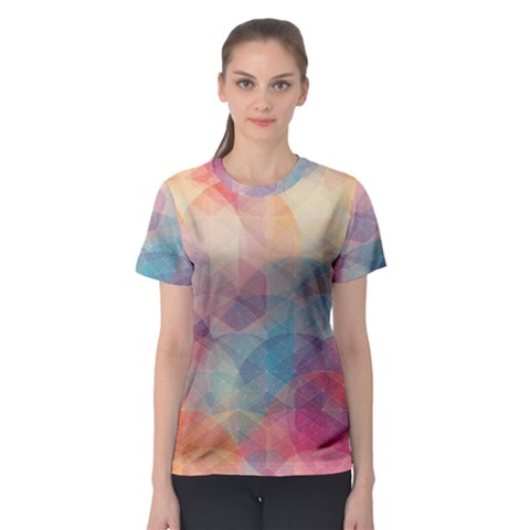 Colorful Light Women s Sport Mesh Tee by Brittlevirginclothing