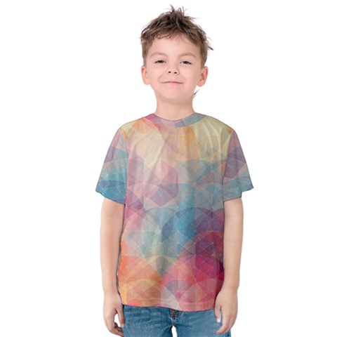 Colorful Light Kids  Cotton Tee by Brittlevirginclothing