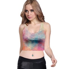 Colorful Light Racer Back Crop Top by Brittlevirginclothing