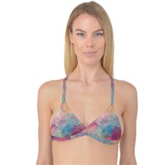 Colorful Light Reversible Tri Bikini Top