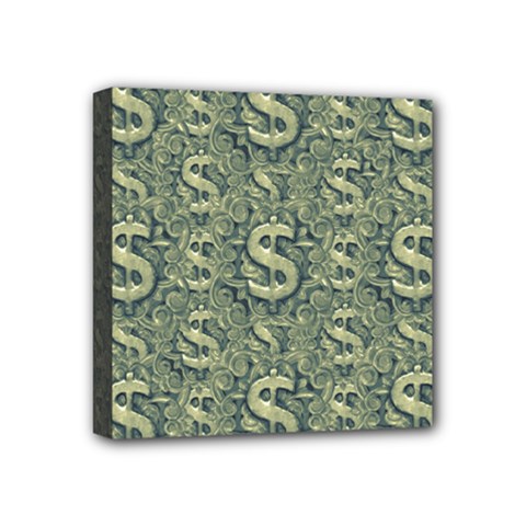 Money Symbol Ornament Mini Canvas 4  X 4 