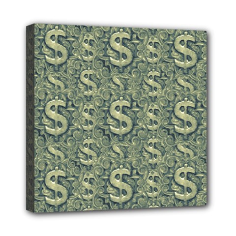 Money Symbol Ornament Mini Canvas 8  X 8 